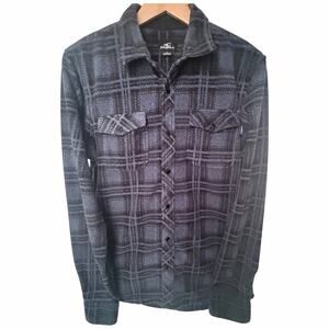 O'Neill Superfleece Plaid Fleece Shirt Mens S